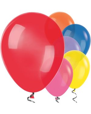Multi-coloured Balloons - 12&quot; Latex Balloons (50pk)